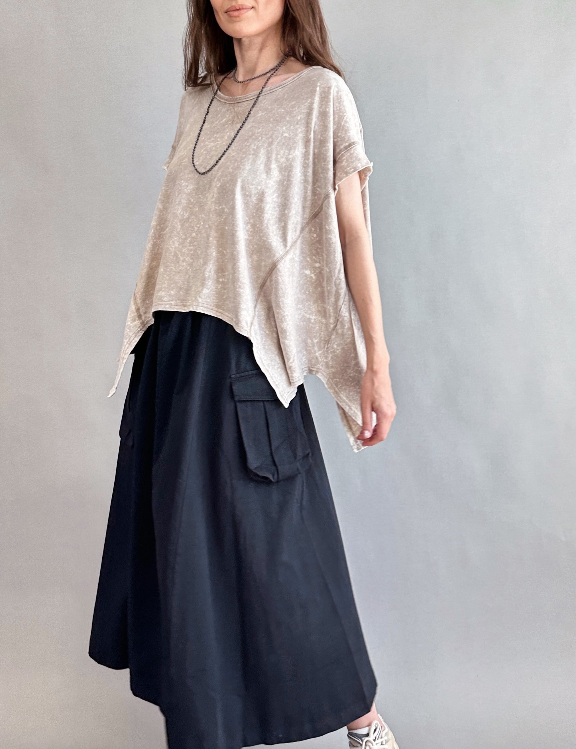 Trinity Flowy Oversized Top - alldeserved.com