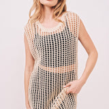 Sahara Mesh Sweater Dress - alldeserved.com