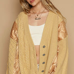 Knit and Quilt Relaxed Cardigan - alldeserved.com