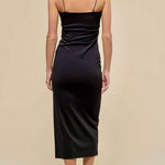The Bobbi Bodycon Slit Midi Dress - alldeserved.com