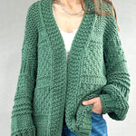 Solid Color Chunky Cardigan - alldeserved.com