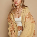Knit and Quilt Relaxed Cardigan - alldeserved.com