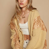 Knit and Quilt Relaxed Cardigan - alldeserved.com