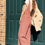 Red Maeve Culotte Jumpsuit - alldeserved.com