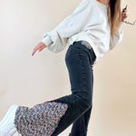 Farrah Embroidered Flare Jeans - alldeserved.com