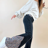 Farrah Embroidered Flare Jeans - alldeserved.com