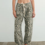 Malibu Leopard Print Pull-On Pants