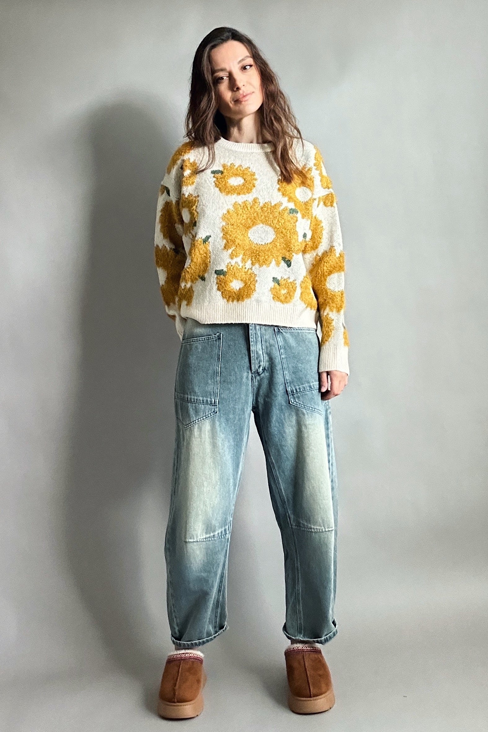 Shon Front Pocket Barrel Jeans - alldeserved.com