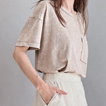 Raw Seamed Washed Tee - alldeserved.com