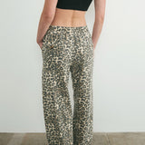 Malibu Leopard Print Pull-On Pants