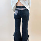 Farrah Embroidered Flare Jeans - alldeserved.com