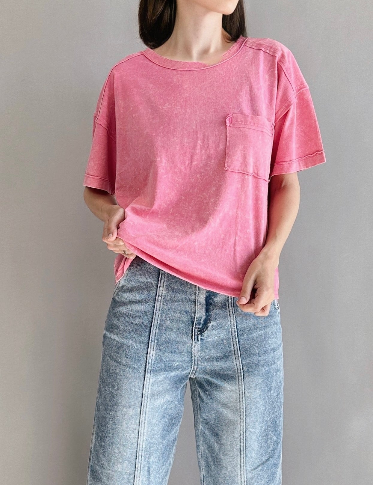 Raw Seamed Washed Tee - alldeserved.com