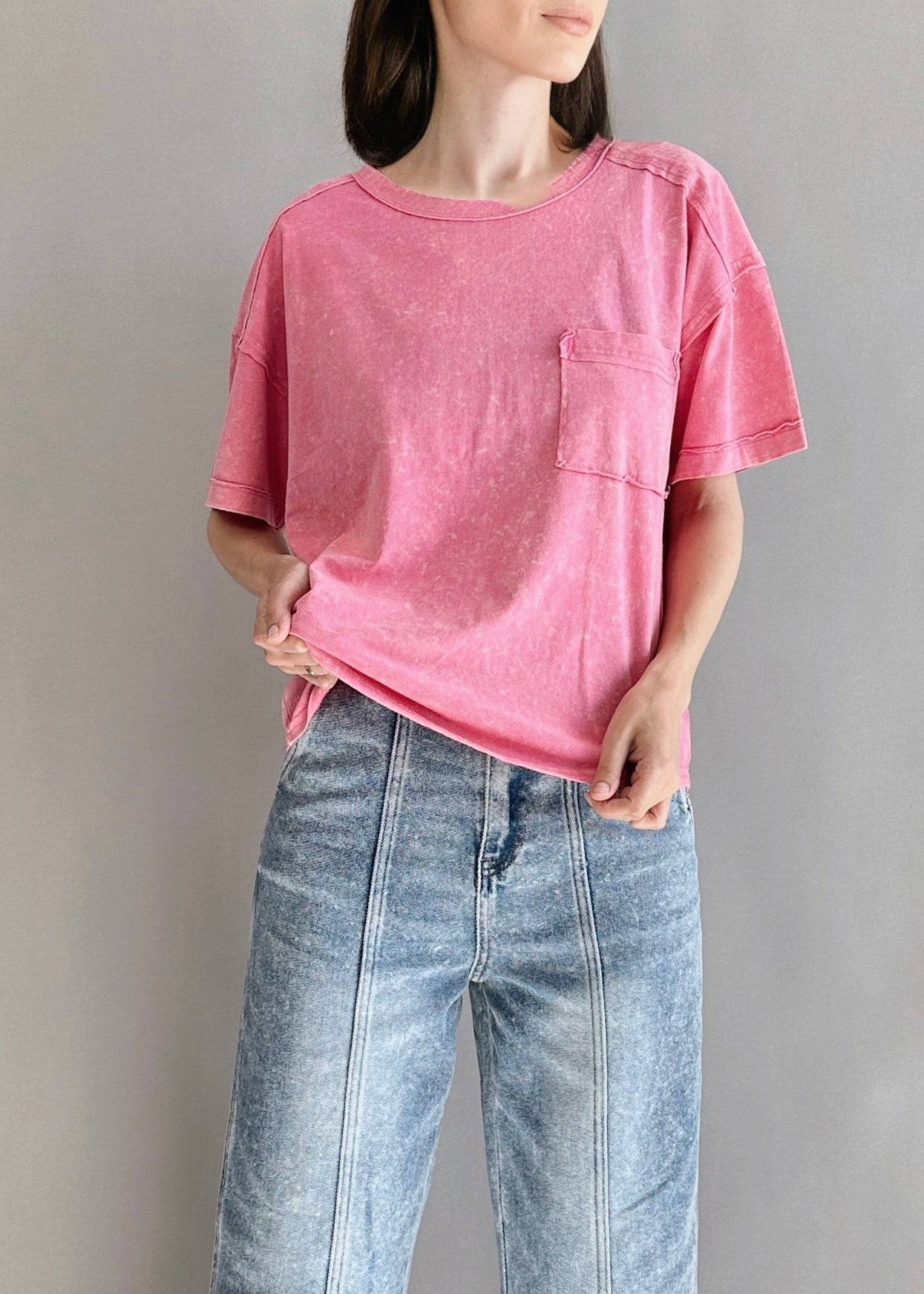 Raw Seamed Washed Tee - alldeserved.com