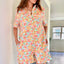 Chloe Floral Denim Romper - alldeserved.com