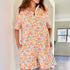 Chloe Floral Denim Romper - alldeserved.com
