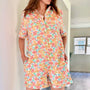 Chloe Floral Denim Romper - alldeserved.com