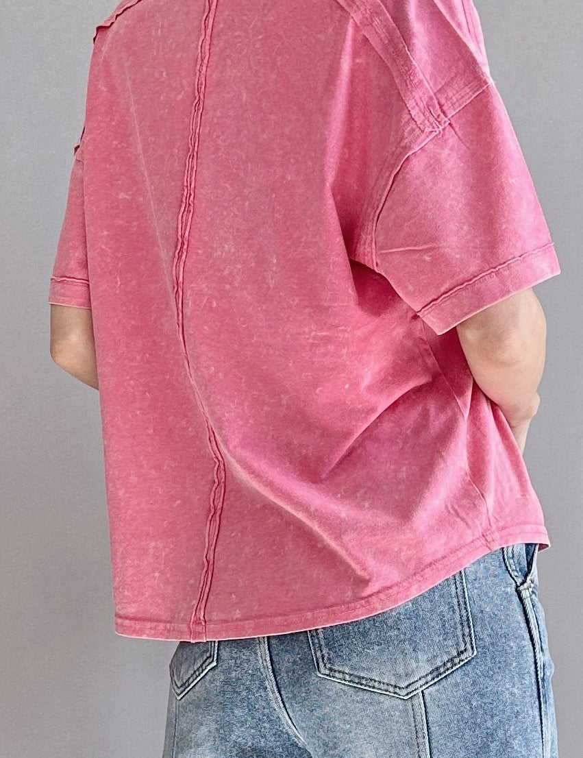 Raw Seamed Washed Tee - alldeserved.com