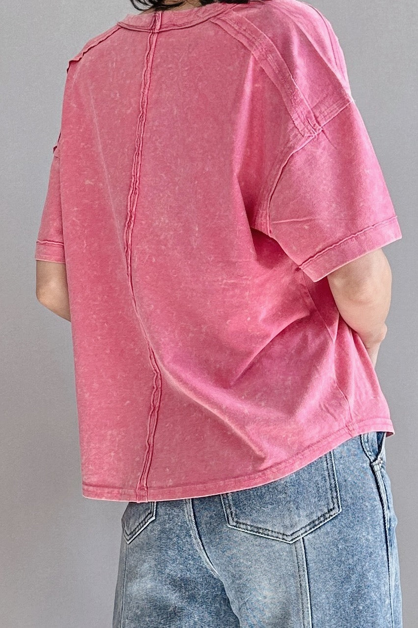 Raw Seamed Washed Tee - alldeserved.com