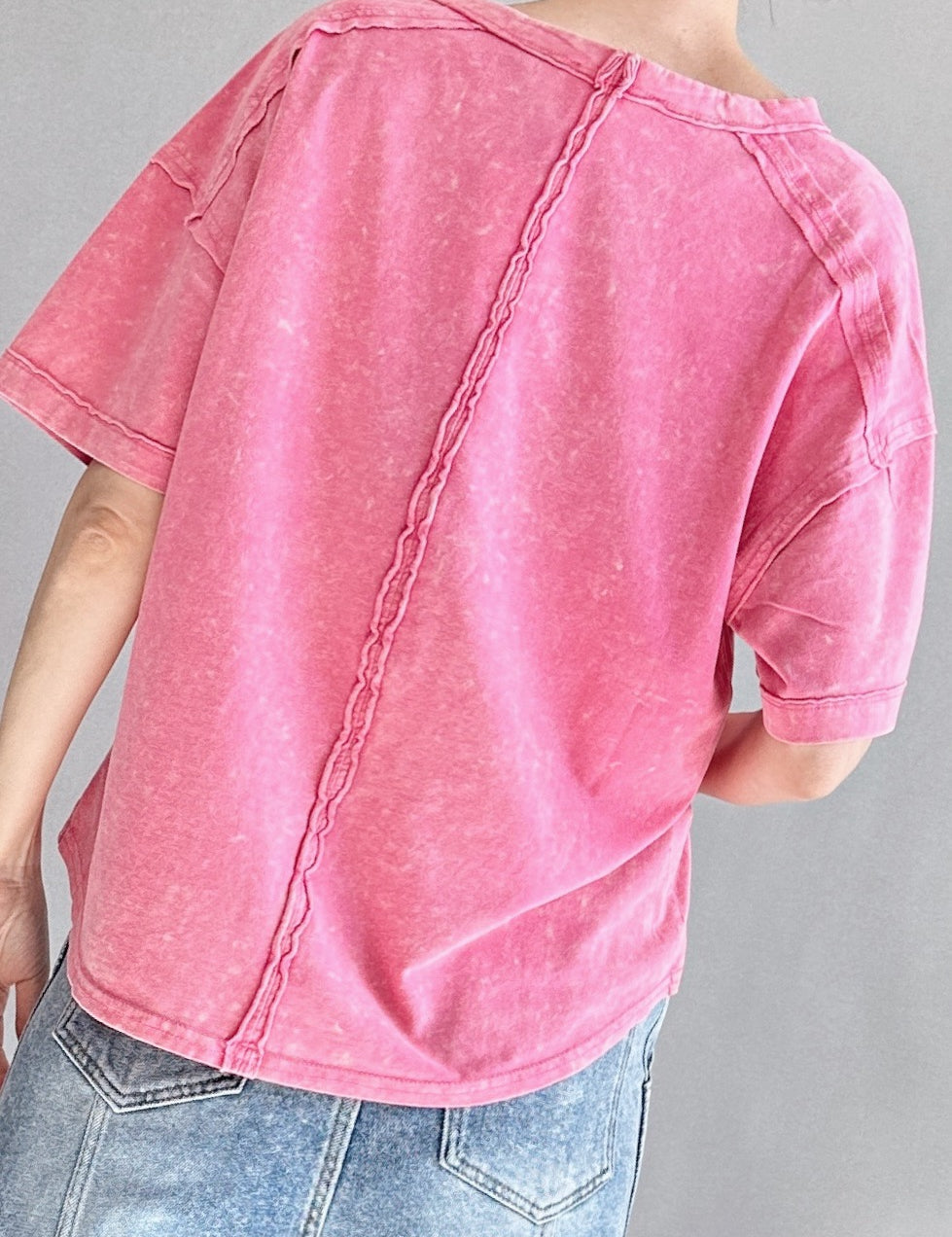 Raw Seamed Washed Tee - alldeserved.com