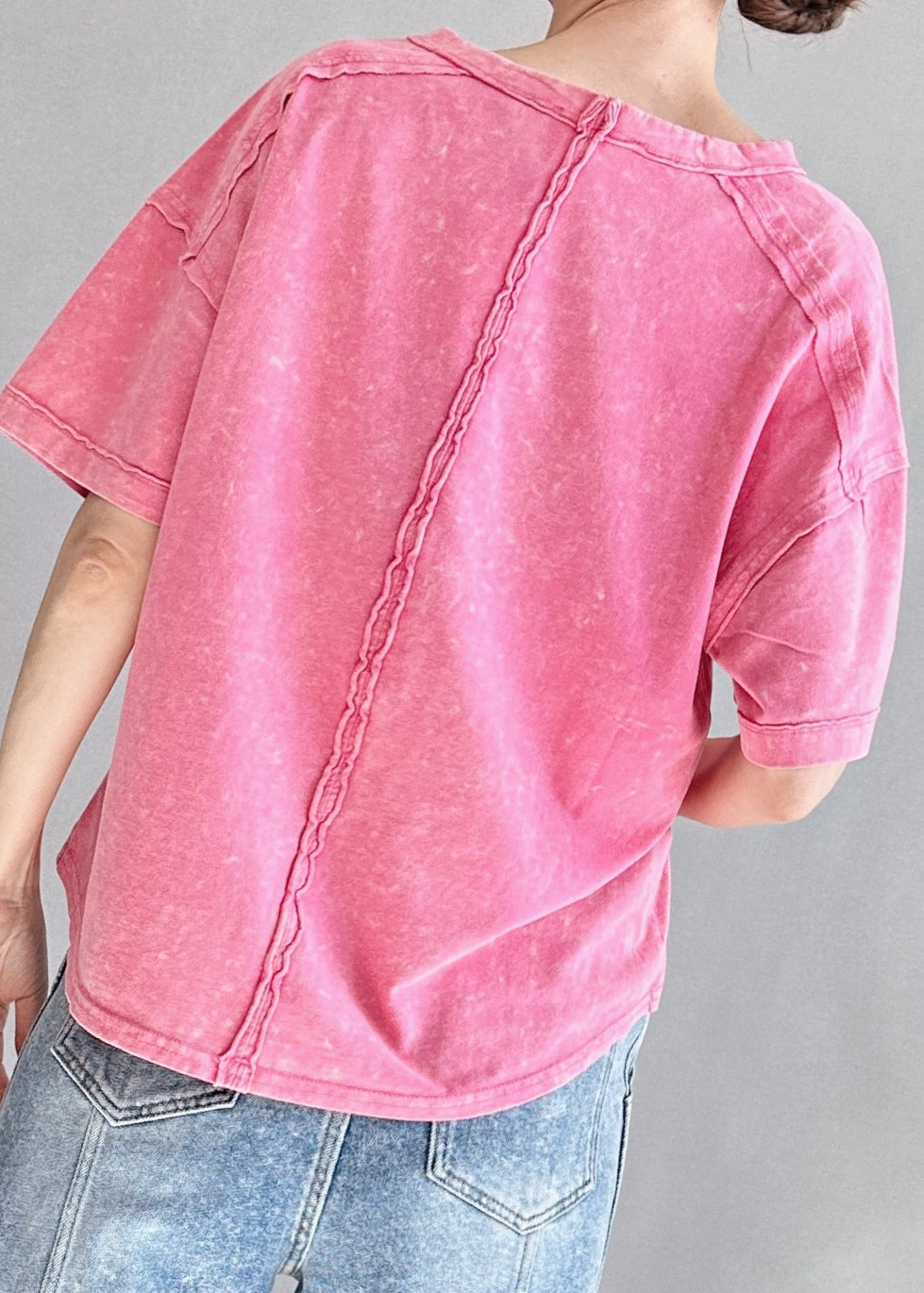 Raw Seamed Washed Tee - alldeserved.com