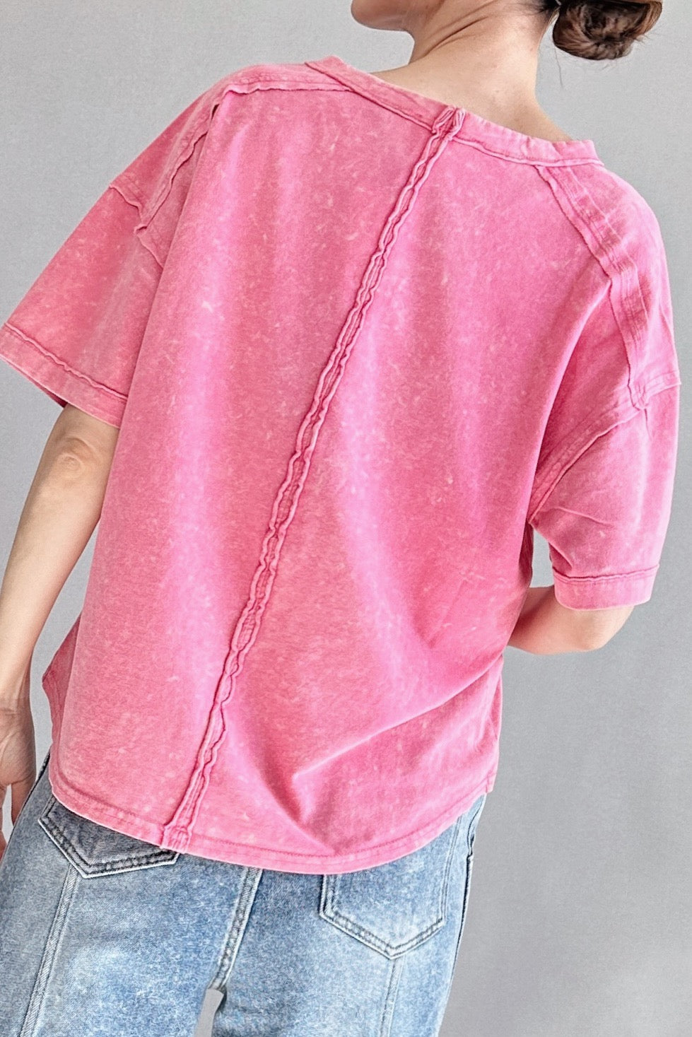 Raw Seamed Washed Tee - alldeserved.com