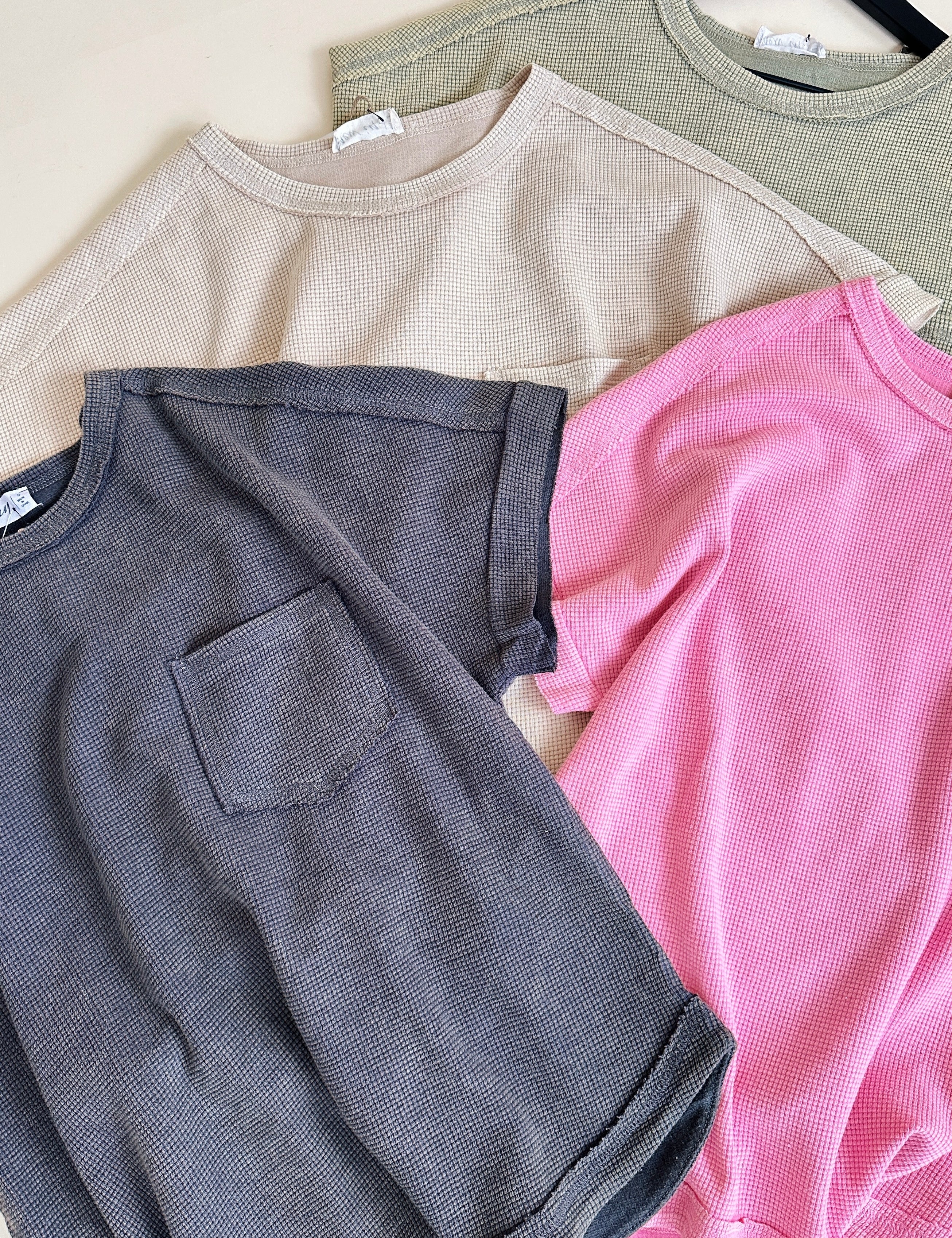 Oversized Textured Tee - alldeserved.com