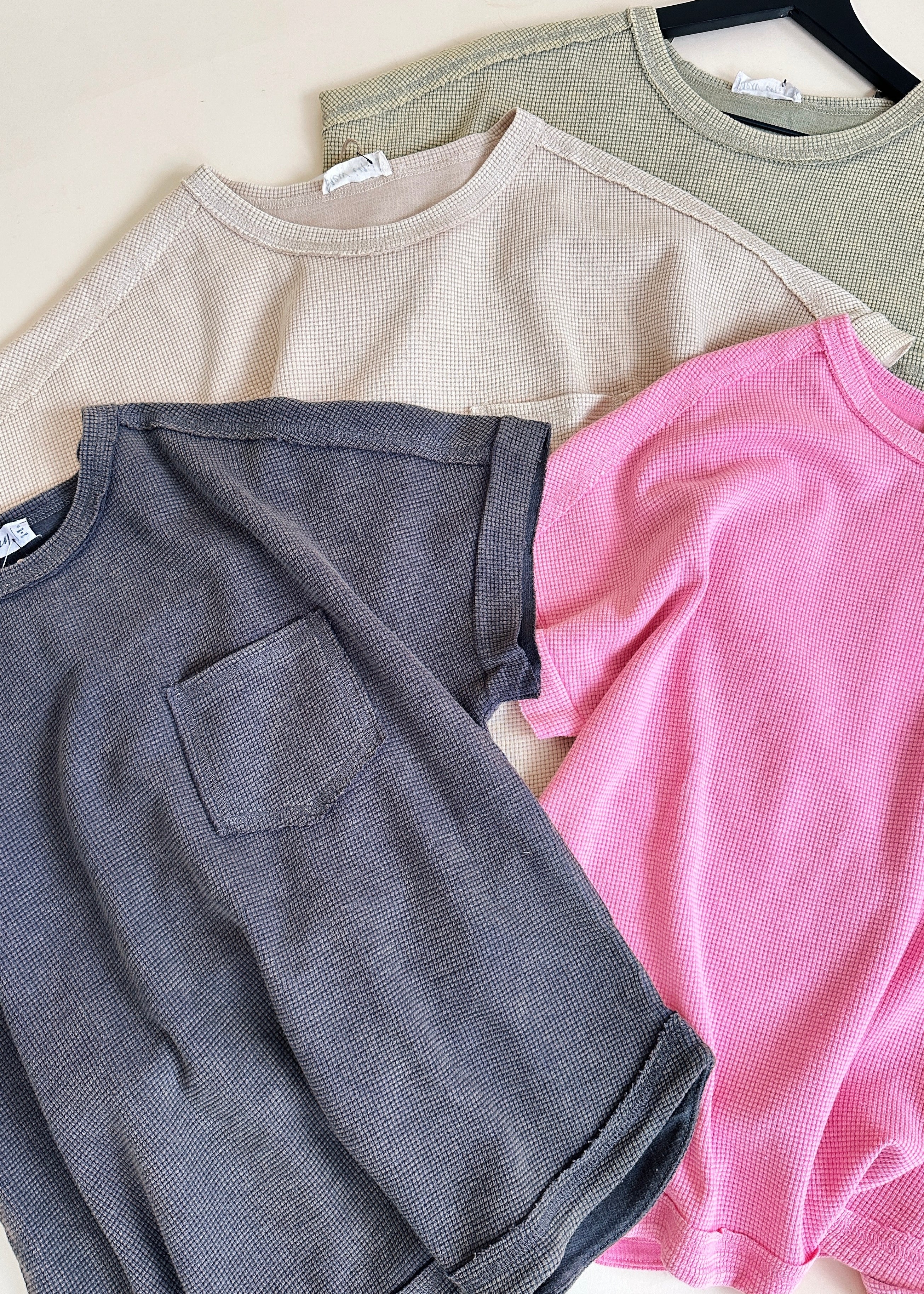 Oversized Textured Tee - alldeserved.com