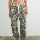 Malibu Leopard Print Pull-On Pants