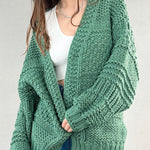 Solid Color Chunky Cardigan - alldeserved.com