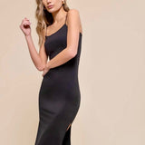 The Bobbi Bodycon Slit Midi Dress - alldeserved.com
