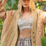 Knit and Quilt Relaxed Cardigan - alldeserved.com