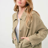 Magnolia Embroidered Denim Jacket - alldeserved.com