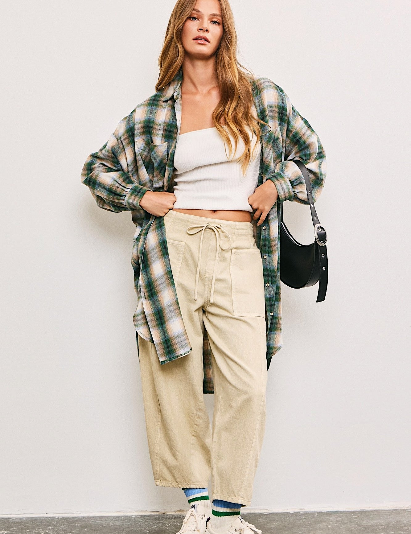Moxie Washed Barrel Pull-On Pants - alldeserved.com
