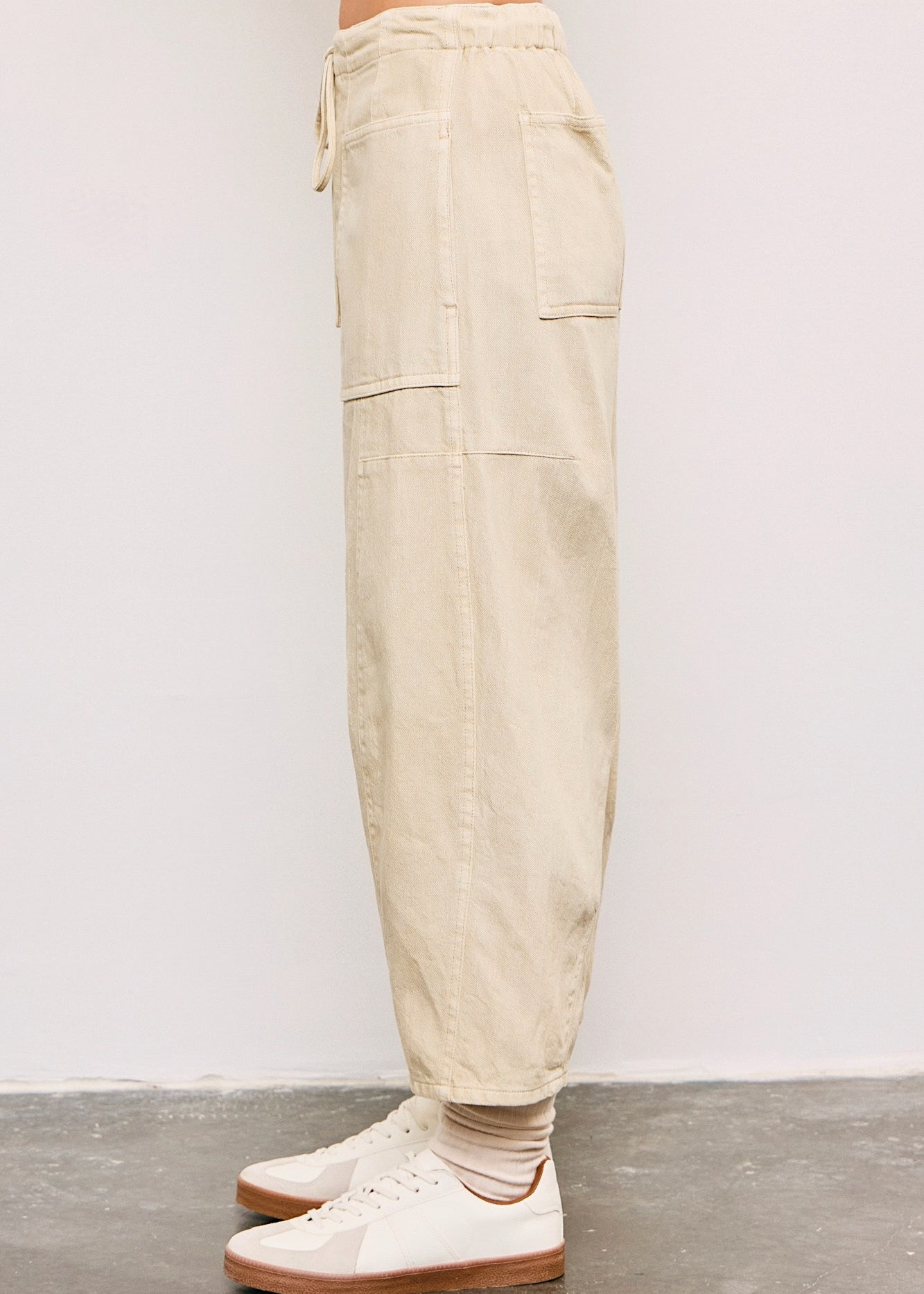 Moxie Washed Barrel Pull-On Pants - alldeserved.com