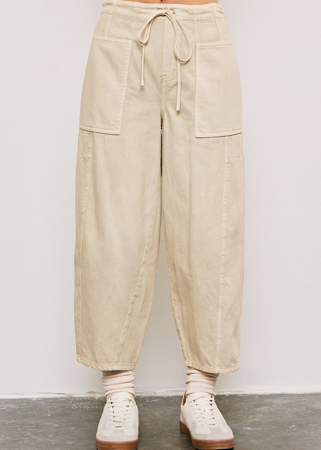 Moxie Washed Barrel Pull-On Pants - alldeserved.com