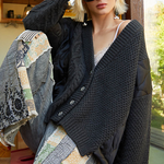 Knit and Quilt Relaxed Cardigan - alldeserved.com