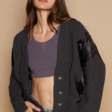Knit and Quilt Relaxed Cardigan - alldeserved.com