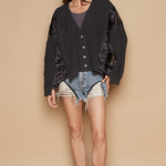 Knit and Quilt Relaxed Cardigan - alldeserved.com