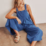 In My Dreams Wide Leg Cotton Jumpsuit - alldeserved.com