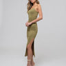 The Bobbi Bodycon Slit Midi Dress - alldeserved.com