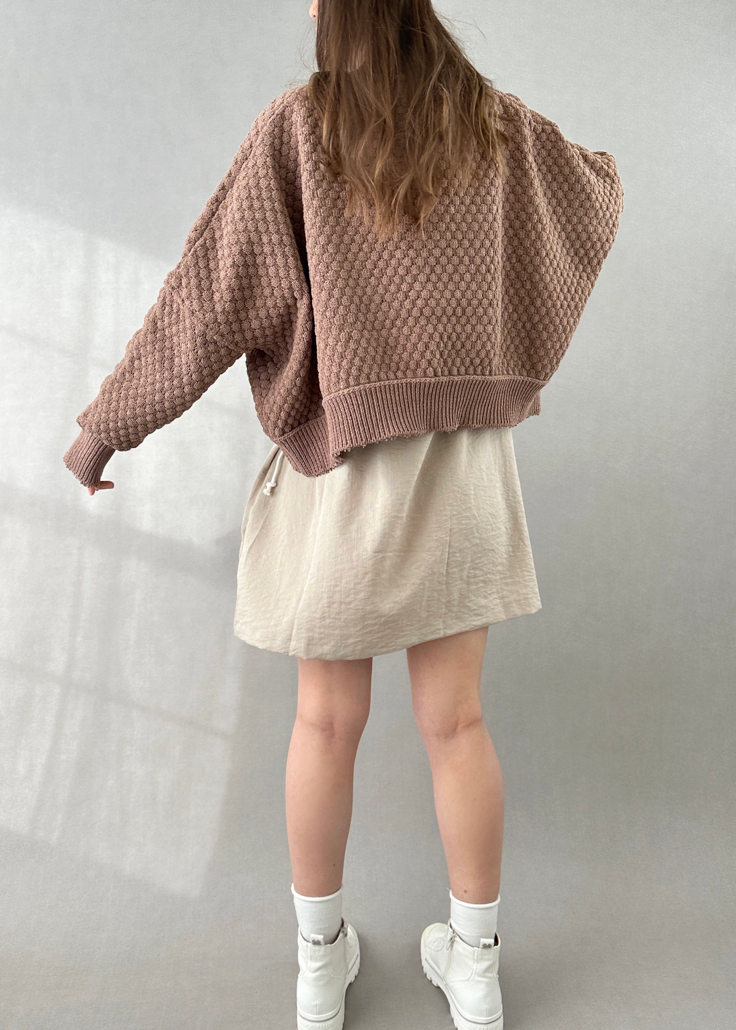 The Street Oversized Ribbed Sweater - alldeserved.com