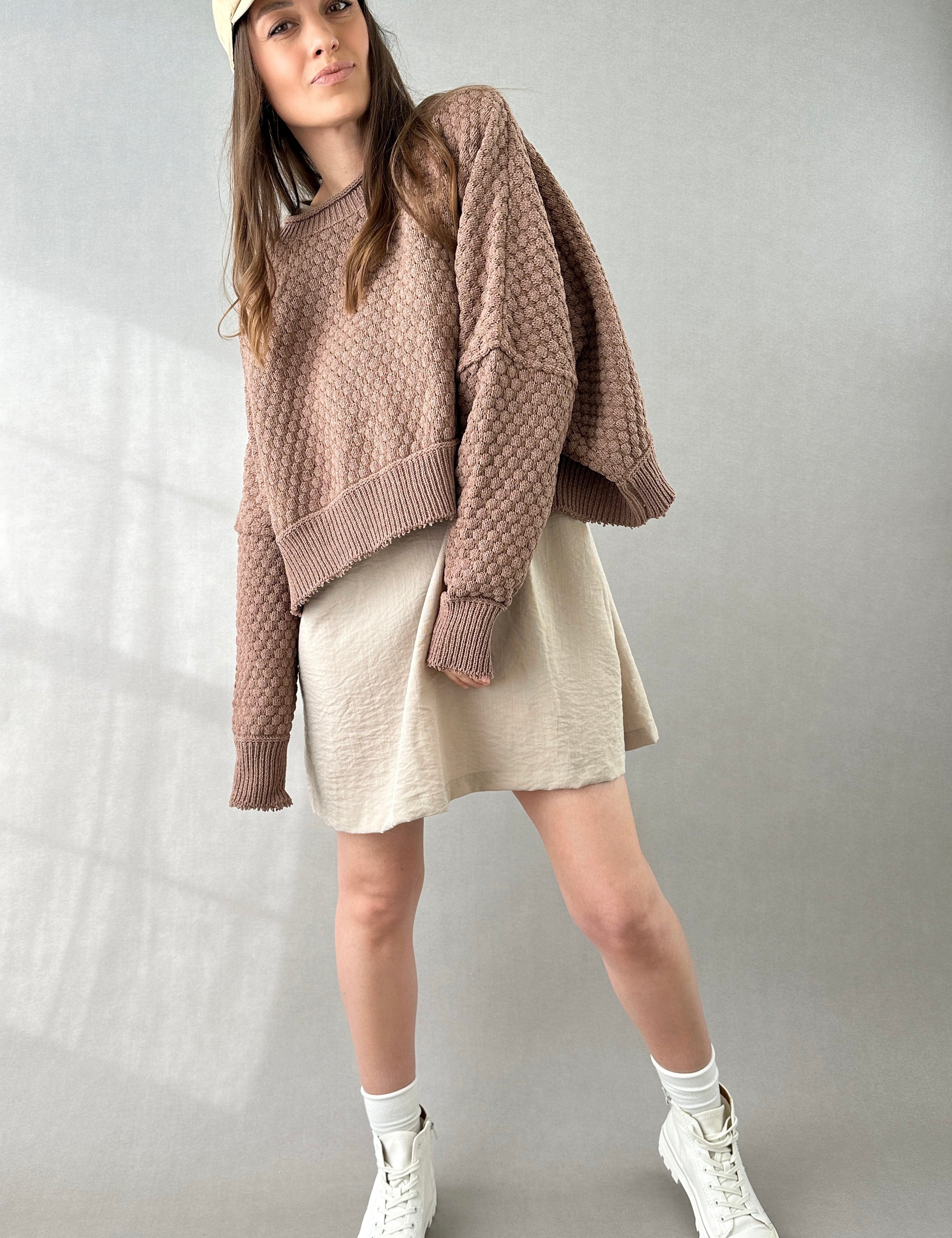 The Street Oversized Ribbed Sweater - alldeserved.com