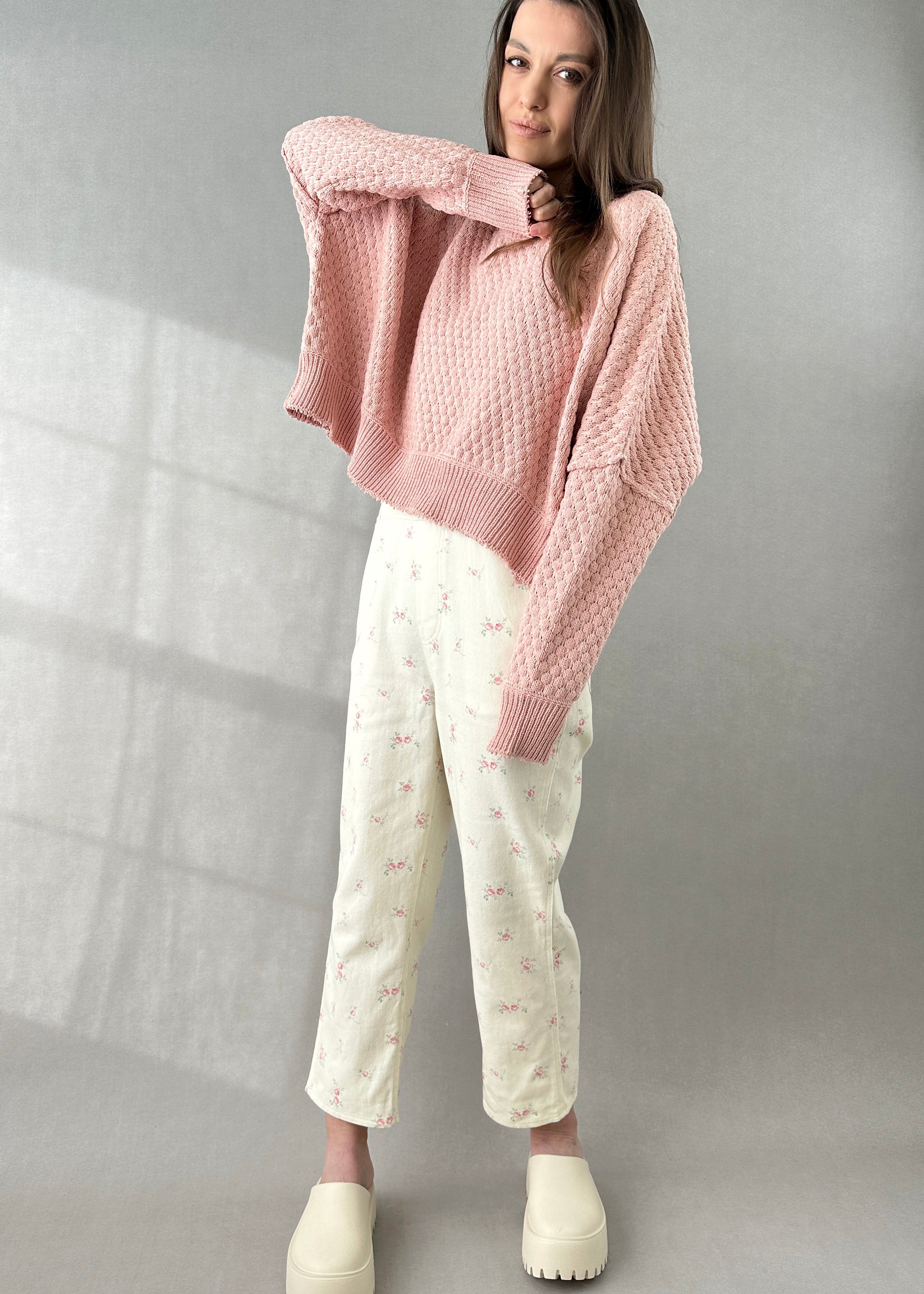 The Street Oversized Ribbed Sweater - alldeserved.com