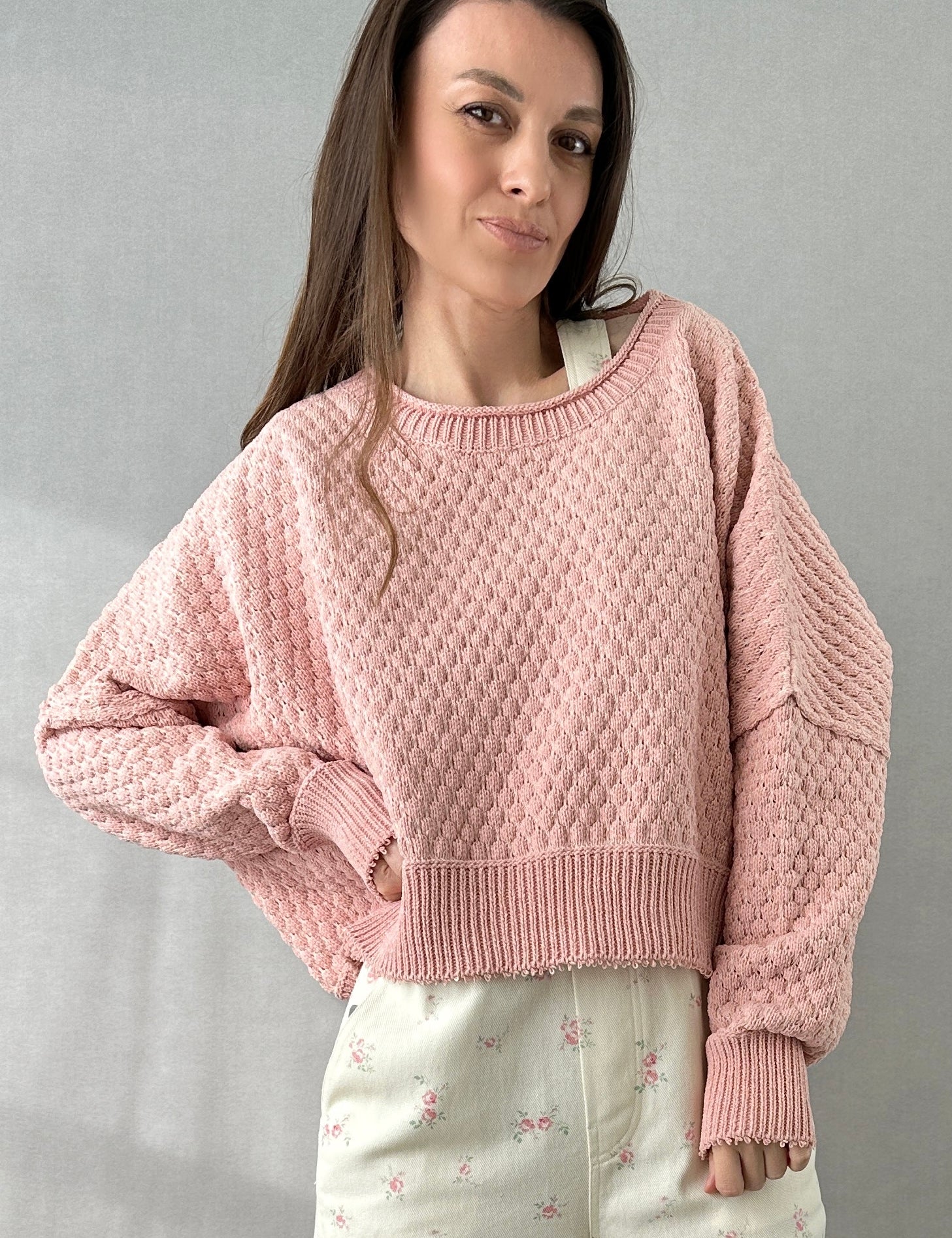 The Street Oversized Ribbed Sweater - alldeserved.com