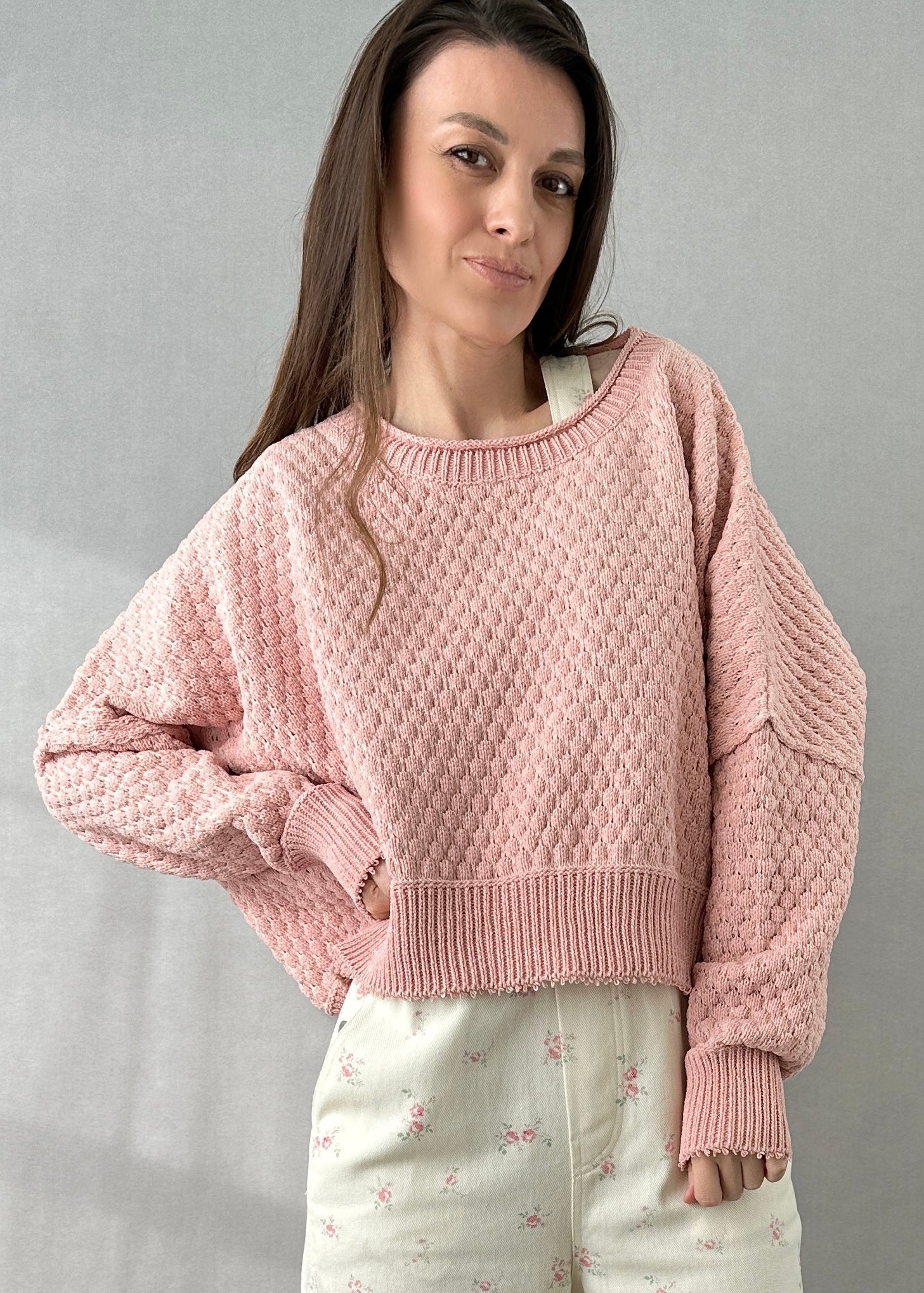 The Street Oversized Ribbed Sweater - alldeserved.com