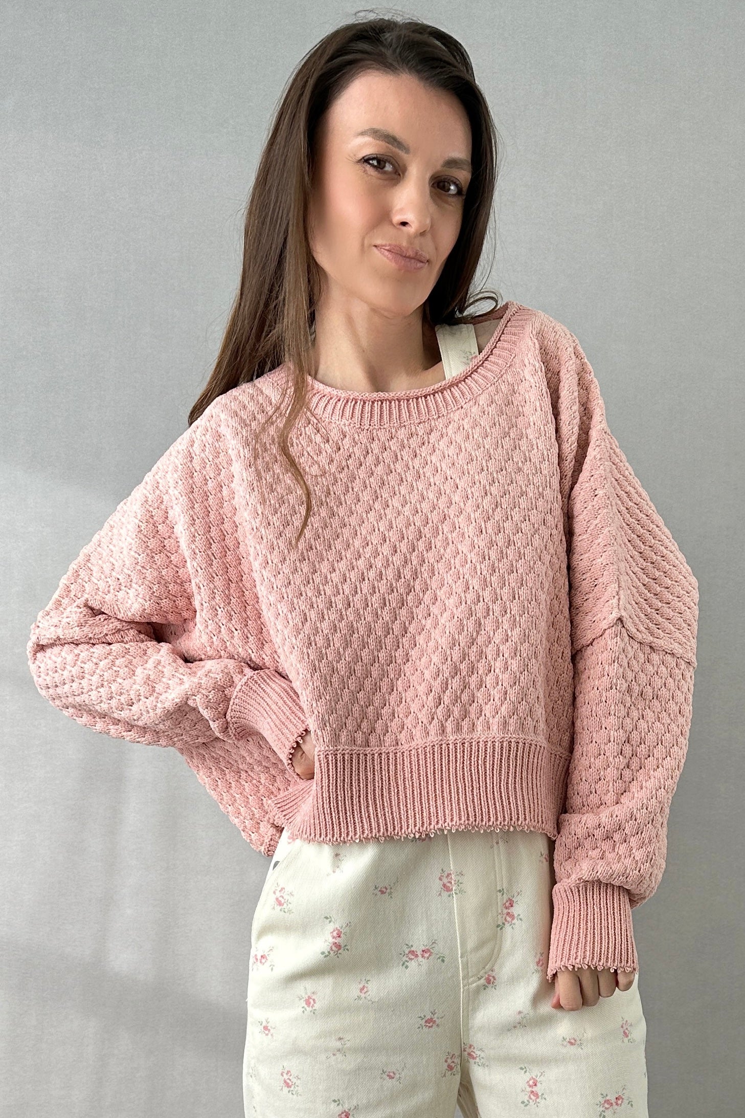 The Street Oversized Ribbed Sweater - alldeserved.com