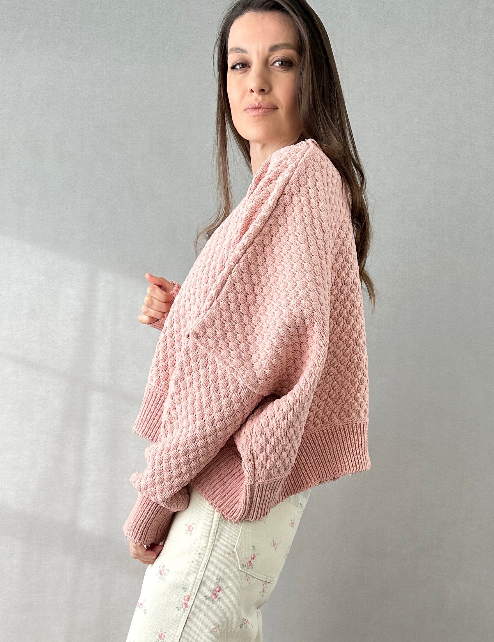 The Street Oversized Ribbed Sweater - alldeserved.com