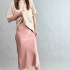 Main Street Satin Midi Skirt - alldeserved.com