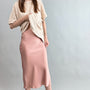 Main Street Satin Midi Skirt - alldeserved.com