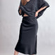 Main Street Satin Midi Skirt - alldeserved.com